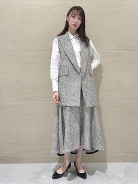 「UNTITLED（アンタイトル）のアイテム（パンプス）」を使った、sechiさん（レディース・170cm）の秋コーディネート