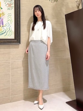 「UNTITLED（アンタイトル）のアイテム（パンプス）」を使った、sechiさん（レディース・170cm）の春コーディネート