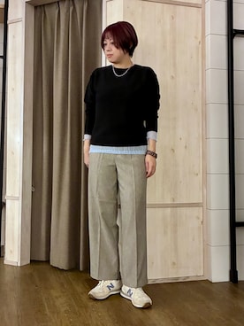 「THE SHOP TK （ザ ショップ ティーケー ）のアイテム（Tシャツ/カットソー）」を使った、aiさん（レディース・162cm）の秋コーディネート