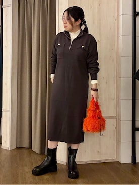 aiさん（レディース・162cm）の冬コーディネート