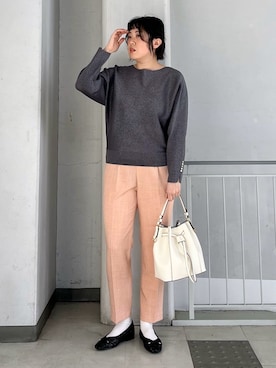 「THE SHOP TK （ザ ショップ ティーケー ）のアイテム（パンプス）」を使った、aiさん（レディース・162cm）の冬コーディネート