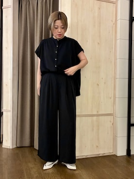 「THE SHOP TK （ザ ショップ ティーケー ）のアイテム（パンプス）」を使った、aiさん（レディース・162cm）の夏コーディネート