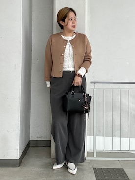 「COCUE（コキュ）のアイテム」を使った、aiさん（レディース・162cm）の冬コーディネート