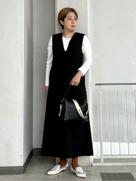 「THE SHOP TK （ザ ショップ ティーケー ）のアイテム」を使った、aiさん（レディース・162cm）の冬コーディネート