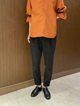 「ing（イング）のアイテム」を使った、MEJxing店舗STAFFさん（レディース・164cm）の秋コーディネート