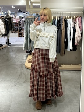 Asakaさん（レディース・157cm）の春コーディネート