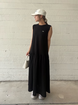 「LACOSTE（ラコステ）のアイテム」を使った、oyukiさん（レディース・153cm）の秋コーディネート