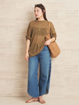 「plage（プラージュ）のアイテム（アクセサリー）」を使った、yuzukiさん（レディース・165cm）の春コーディネート