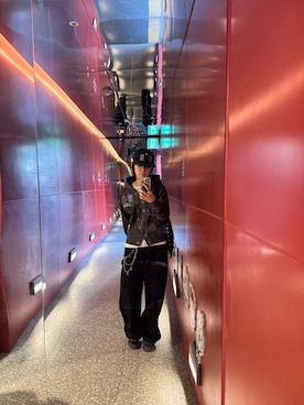 「GLACK（グラック）のアイテム」を使った、hyuuuさん（レディース・171cm）の冬コーディネート