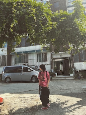 「FILA（フィラ）のアイテム」を使った、hyuuuさん（レディース・171cm）の冬コーディネート