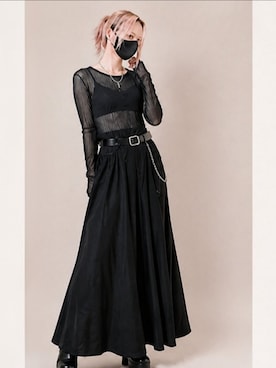 「アイテム（スカート）」を使った、さきはさん（メンズ・175cm）の春コーディネート