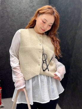 「LEPSIM（レプシィム）のアイテム（パンプス）」を使った、ありぴさん（レディース・155cm）の秋コーディネート