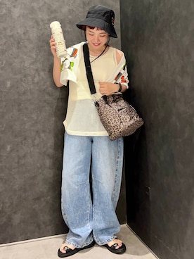 「アイテム（食器/キッチン）」を使った、ありぴさん（レディース・155cm）の夏コーディネート