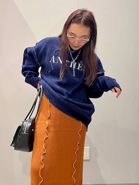 「アイテム（ママ＆ベビー）」を使った、ありぴさん（レディース・155cm）の秋コーディネート