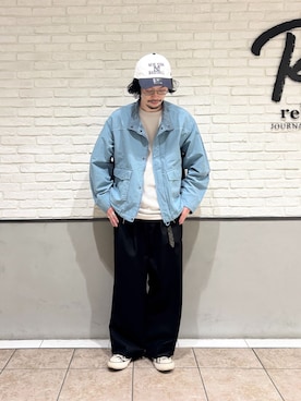 「LACOSTE（ラコステ）のアイテム」を使った、Sasakiさん（メンズ・164cm）の春コーディネート