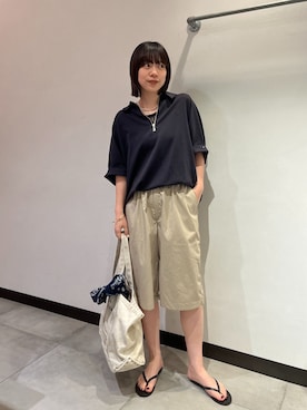 「FRAMeWORK（フレームワーク）のアイテム」を使った、shiinaさん（レディース・163cm）の夏コーディネート