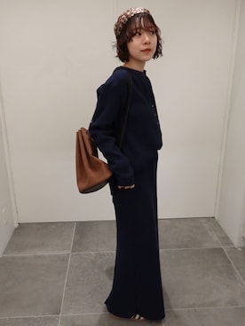 「FRAMeWORK（フレームワーク）のアイテム（スカート）」を使った、shiinaさん（レディース・163cm）の春コーディネート