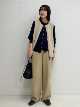 「FRAMeWORK（フレームワーク）のアイテム（ジャケット/アウター）」を使った、shiinaさん（レディース・163cm）の夏コーディネート