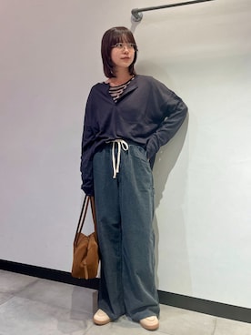 「FRAMeWORK（フレームワーク）のアイテム」を使った、shiinaさん（レディース・163cm）の夏コーディネート