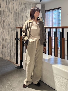 「FRAMeWORK（フレームワーク）のアイテム（パンツ）」を使った、shiinaさん（レディース・163cm）の秋コーディネート