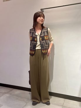 「FRAMeWORK（フレームワーク）のアイテム」を使った、shiinaさん（レディース・163cm）の夏コーディネート