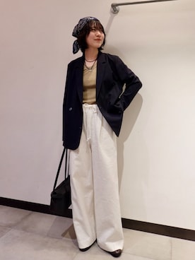 「FRAMeWORK（フレームワーク）のアイテム（財布/小物）」を使った、shiinaさん（レディース・163cm）の春コーディネート