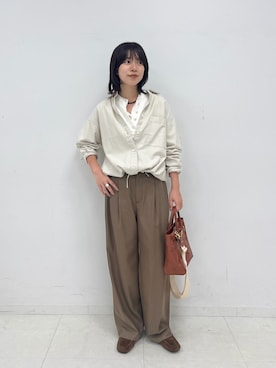 「FRAMeWORK（フレームワーク）のアイテム」を使った、shiinaさん（レディース・163cm）の夏コーディネート