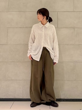 「JOURNAL STANDARD LUXE（ジャーナルスタンダード　ラックス）のアイテム」を使った、ATさん（レディース・155cm）の夏コーディネート