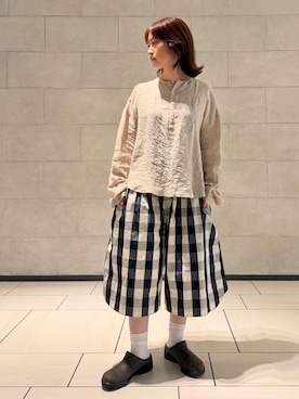 「JOURNAL STANDARD LUXE（ジャーナルスタンダード　ラックス）のアイテム」を使った、ATさん（レディース・155cm）の夏コーディネート