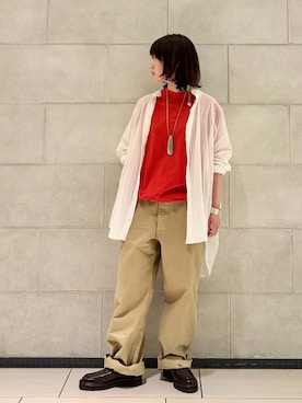 「JOURNAL STANDARD LUXE（ジャーナルスタンダード　ラックス）のアイテム」を使った、ATさん（レディース・155cm）の夏コーディネート