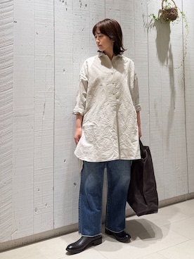 「JOURNAL STANDARD LUXE（ジャーナルスタンダード　ラックス）のアイテム」を使った、ATさん（レディース・155cm）の夏コーディネート