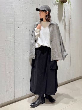 「JOURNAL STANDARD LUXE（ジャーナルスタンダード　ラックス）のアイテム」を使った、ATさん（レディース・155cm）の夏コーディネート