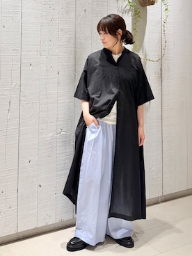 「JOURNAL STANDARD LUXE（ジャーナルスタンダード　ラックス）のアイテム」を使った、ATさん（レディース・155cm）の夏コーディネート
