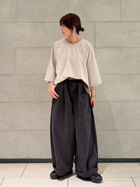 「JOURNAL STANDARD LUXE（ジャーナルスタンダード　ラックス）のアイテム」を使った、ATさん（レディース・155cm）の夏コーディネート