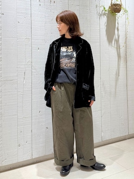 「JOURNAL STANDARD LUXE（ジャーナルスタンダード　ラックス）のアイテム」を使った、ATさん（レディース・155cm）の夏コーディネート