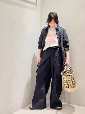 「JOURNAL STANDARD LUXE（ジャーナルスタンダード　ラックス）のアイテム」を使った、ATさん（レディース・155cm）の春コーディネート