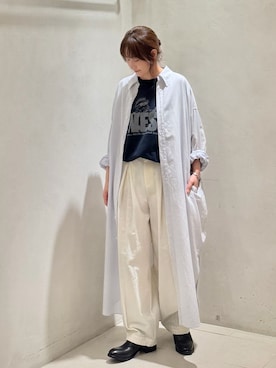 「JOURNAL STANDARD LUXE（ジャーナルスタンダード　ラックス）のアイテム」を使った、ATさん（レディース・155cm）の夏コーディネート