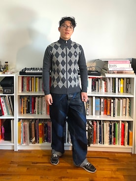 「DRIES VAN NOTEN（ドリスヴァンノッテン）のアイテム」を使った、エリックさん（メンズ・178cm）の春コーディネート