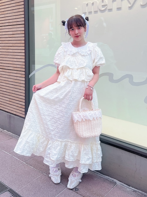 merry jenny（メリージェニー） バレエシューズ パンプス フリル