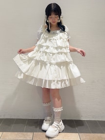 ホイップクリームミニワンピース｜メリージェニー（merry jenny）公式