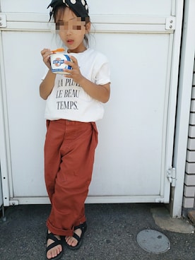 「おんなのこコーデ」｜「アイテム（サンダル）」を使った、RKK817さん（キッズ・120cm）の夏コーディネート