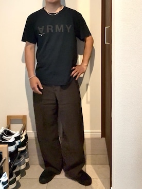 「RRL（ダブル アール エル）のアイテム」を使った、te1030724さん（メンズ・167cm）の夏コーディネート