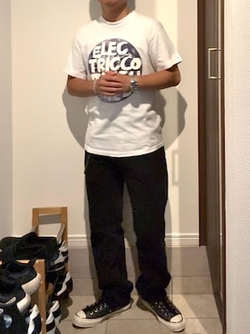 「CONVERSE ALL STAR（コンバースオールスター）のアイテム」を使った、te1030724さん（メンズ・167cm）の秋コーディネート