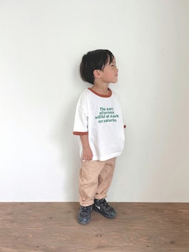 「NIKE（ナイキ）のアイテム」を使った、yuyuemさん（キッズ・100cm）の夏コーディネート