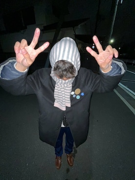 「アイテム（その他）」を使った、lepjさん（メンズ・176cm）の冬コーディネート