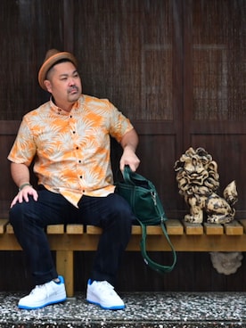 「アイテム（その他トップス）」を使った、satoshizfhoshiiさん（メンズ・171cm）の冬コーディネート