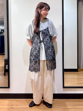 「Right-on（ライトオン）のアイテム」を使った、yukinoさん（レディース・166cm）の夏コーディネート
