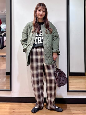 「BACK NUMBER（バックナンバー）のアイテム」を使った、yukinoさん（レディース・166cm）の秋コーディネート