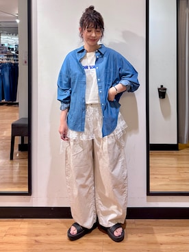 池元ゆき乃さん(レディース・166cm)の夏コーディネート