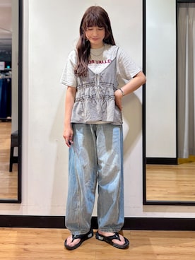 「Right-on（ライトオン）のアイテム」を使った、yukinoさん（レディース・166cm）の夏コーディネート